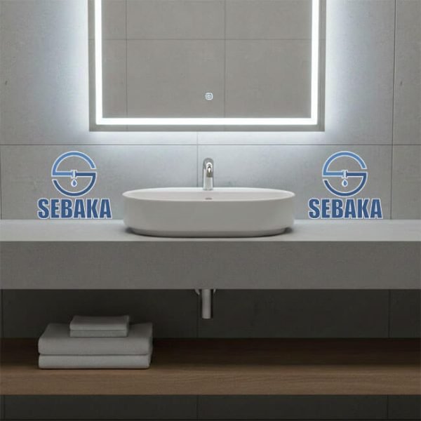 حوض i.Life بيضاوي 55 × 40 سم بفتحة للخلاط G573401 لون أبيض من ايديال ستاندرد اي لايف IdealStandard