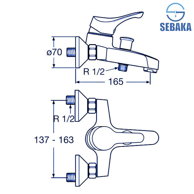 خلاط دش/بانيو سيراميكس G2500AA من ايديال ستاندرد CERAMIX IdealStandard خلاط دش/بانيو سيراميكس G2500AA من ايديال ستاندرد CERAMIX IdealStandard