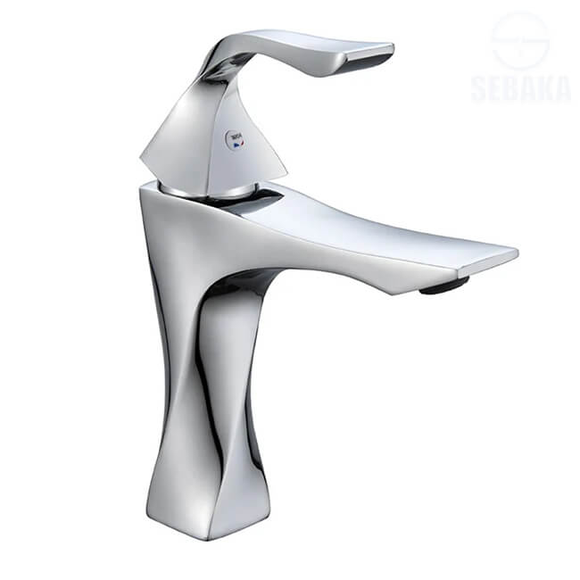 خلاط حوض تويست فضي ارتفاع 21سم Twist Waterfall خلاط حوض تويست فضي ارتفاع 21سم Twist Waterfall