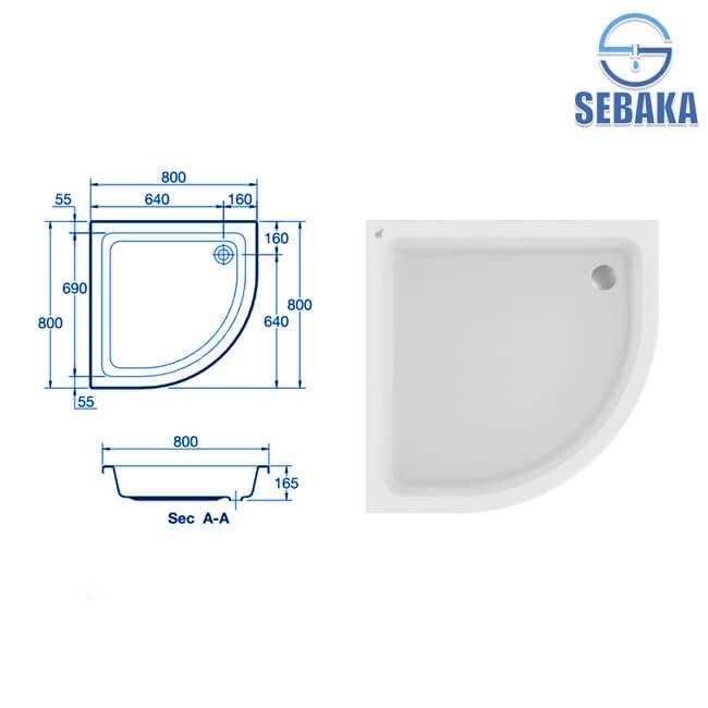 بانيو قدم بزاوية 80×80 سم ايديال ستاندرد قبل السيراميك G8685 من IdealStandard (طلب مسبق) بانيو قدم بزاوية 80×80 سم ايديال ستاندرد قبل السيراميك G8685 من IdealStandard