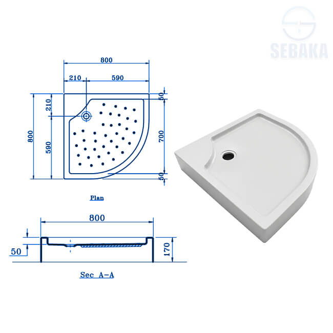 بانيو قدم بزاوية 80×80 سم بالجانب ايديال ستاندرد بعد السيراميك G8547 من IdealStandard (طلب مسبق) بانيو قدم بزاوية 80×80 سم بالجانب ايديال ستاندرد بعد السيراميك G8547 من IdealStandard