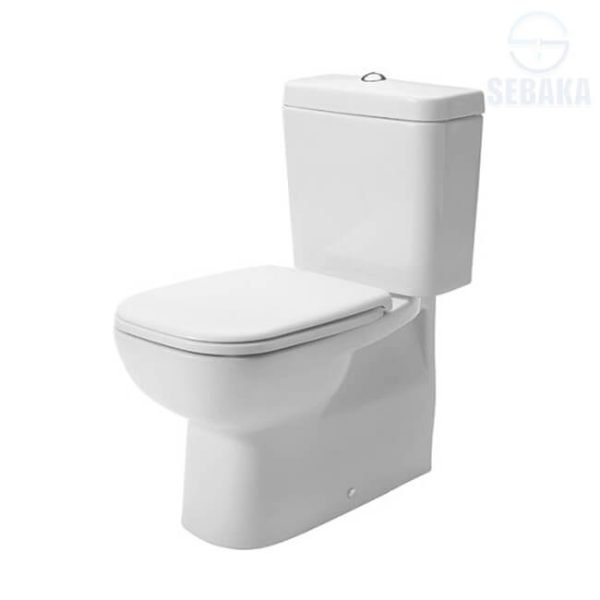قاعدة مرحاض دي كود بلس 211849 ملاصقة للحائط من ديورافيت D-Code Duravit