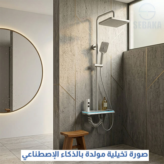 مسطرة الدش البيانو وايت 4*1 بالخلاط و الشاشة الديجيتال و الليد و السماعة و يد رشاش لون أبيض مسطرة الدش البيانو وايت 4*1 بالخلاط و الشاشة الديجيتال و الليد و السماعة و يد رشاش لون أبيض