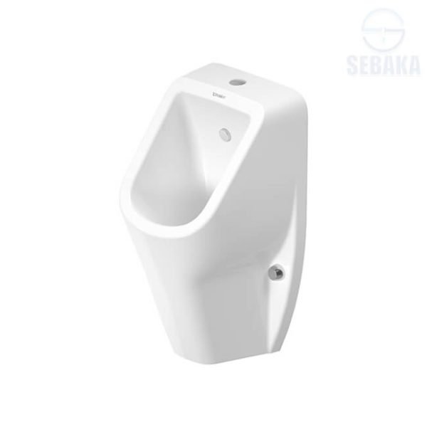 مبولة ديورافيت دي كود 082830 تغذية علوية بالدوش والصرف لون أبيض Duravit D-Code Urinal