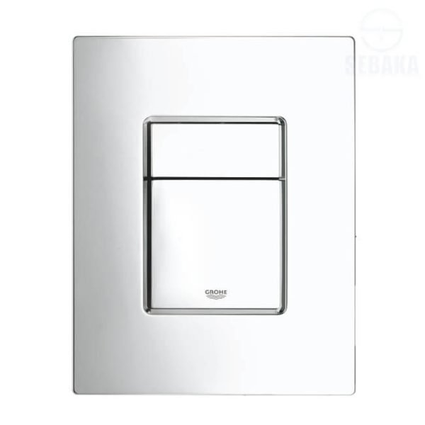 وش خزان دفن جروهي فضي مربع GROHE 38732000 Skate Cosmopolitan Flush Plate