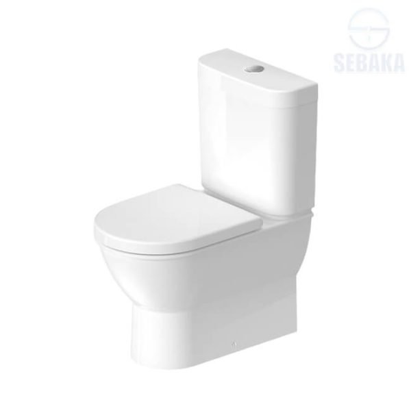 قاعدة مرحاض نيو دارلينج 213849 ملاصق للحائط لون أبيض من ديورافيت Darling New Duravit