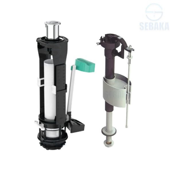 ماكينة خزان سيفون كومبنيشن ايديال ستاندرد كاملة IdealStandard Dual Flush Mechanism