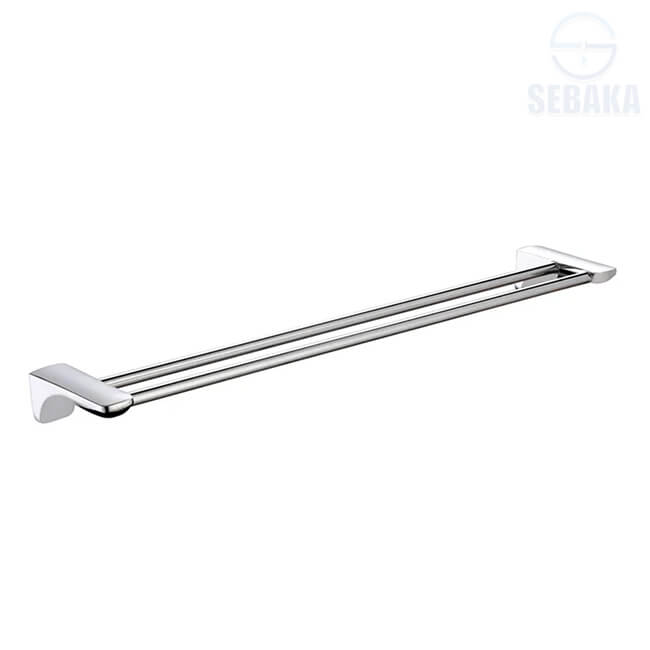فواطة مجوز فضي 60 سم مستورد Double Towel bar فواطة مجوز فضي 60 سم مستورد Double Towel bar