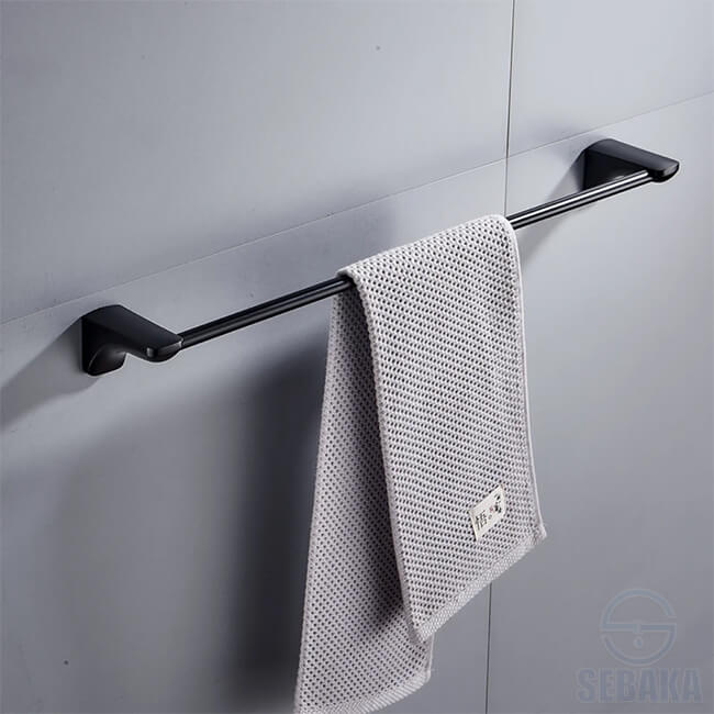 فواطة فردي اسود 60 سم مستورد Towel bar فواطة فردي اسود 60 سم مستورد Towel bar